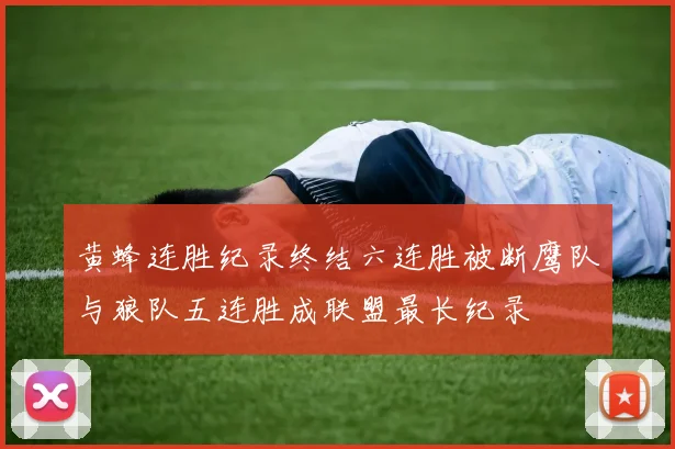 黄蜂连胜纪录终结六连胜被断鹰队与狼队五连胜成联盟最长纪录